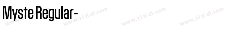 Myste Regular字体转换 Myste Regular字体转换
